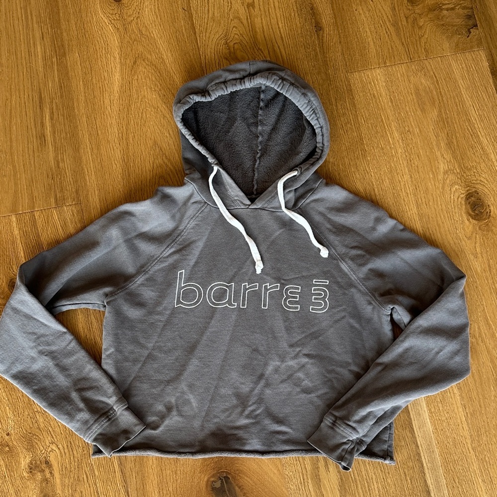 Barre 3 Cropped Hoody Sweatshirt XS